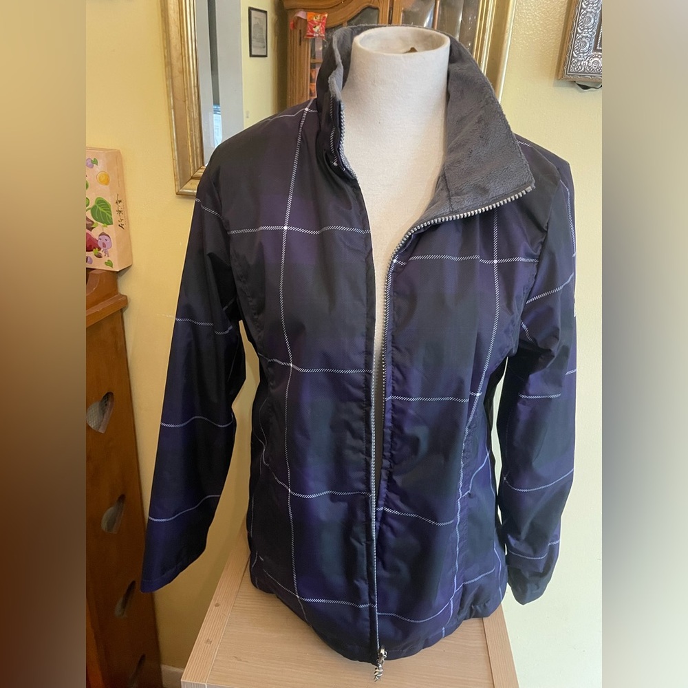 Women's Black and Purple Jacket